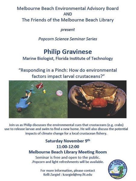My Biological Science Seminar: A Talk about Larval Crustaceans