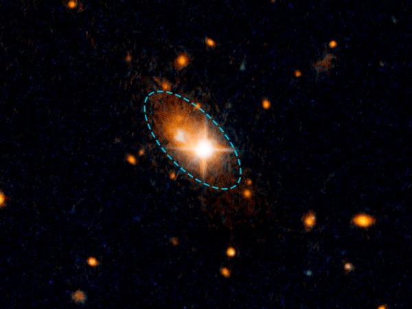 Gravitational Waves Knocked a Huge Black Hole From the Center of its Galaxy