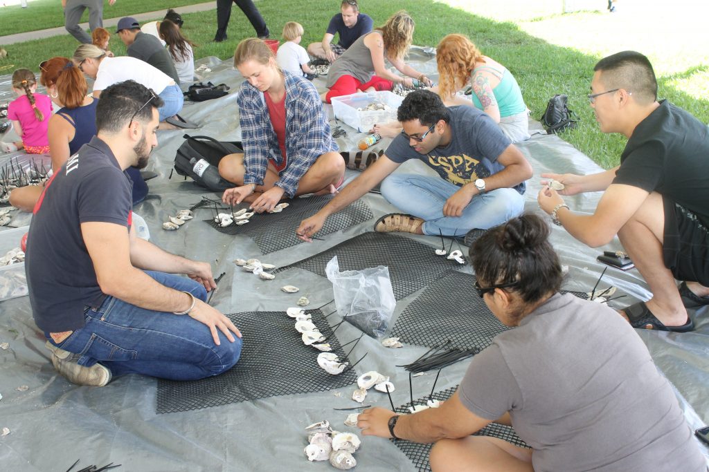 IRLRI Host Oyster Mat Workshops for the Community