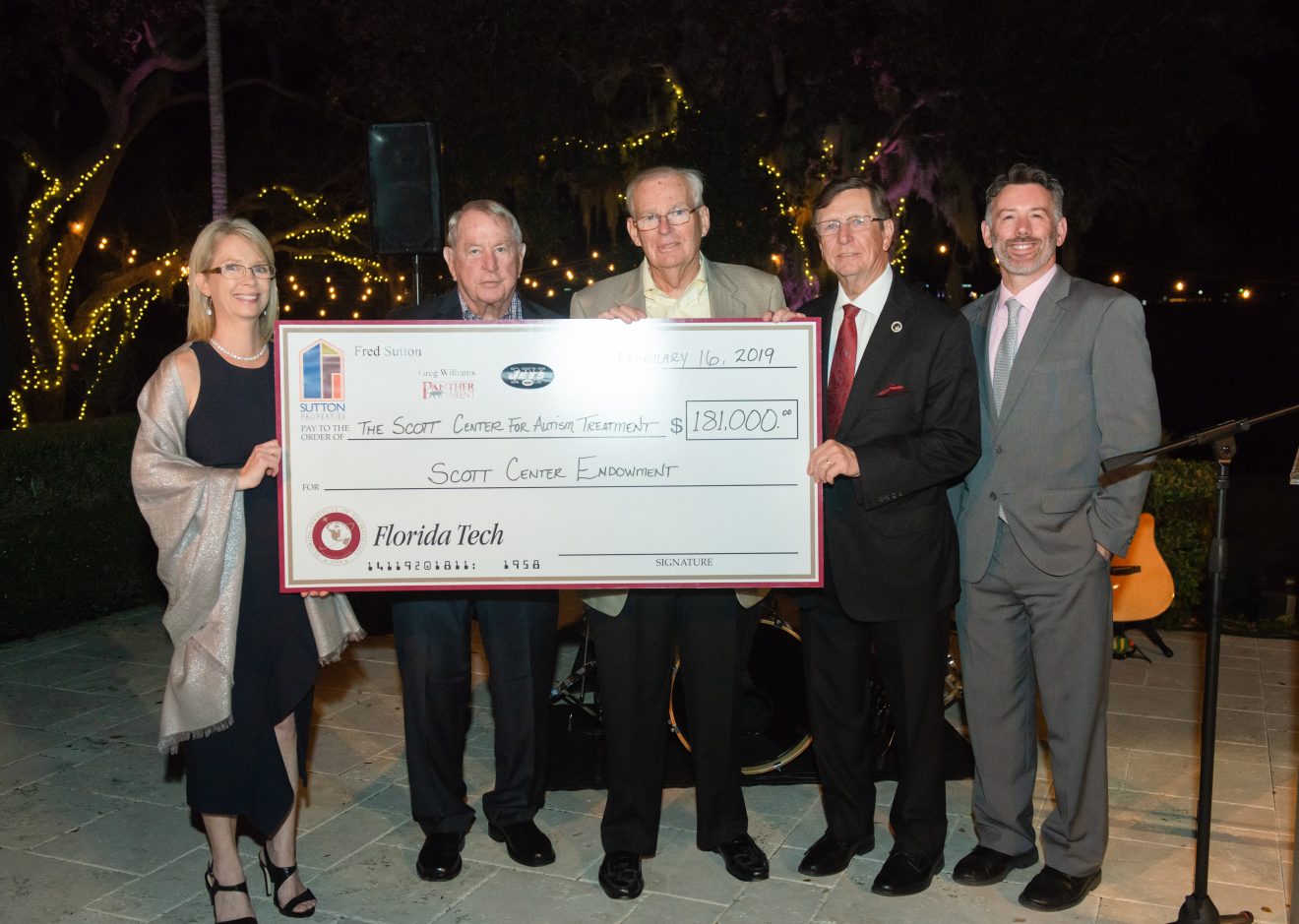 Major Gifts Allow Florida Tech’s Scott Center to Create Endowment