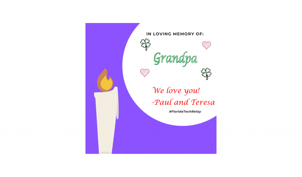 Florida Tech Relay for Life luminaria