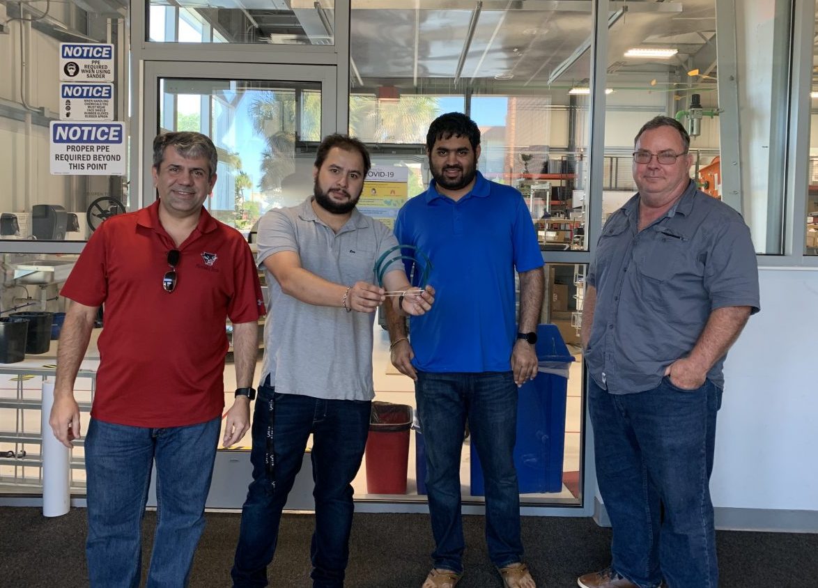 Florida Tech Using 3D Printers  to Make Face Shields for Health Workers