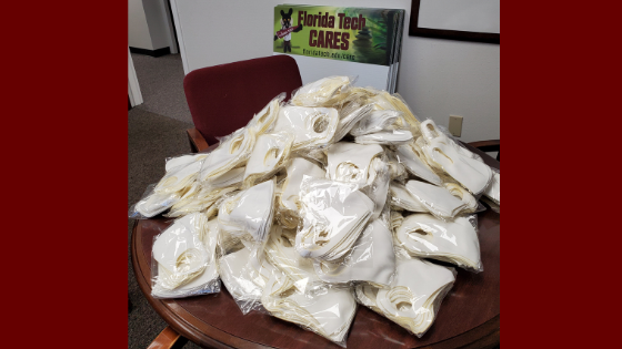 face masks donated to Florida Tech