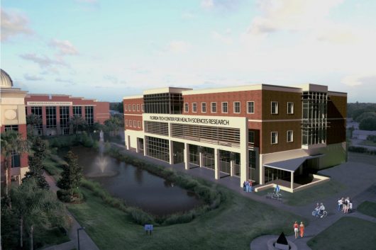 rendering of the Health Sciences Research Center