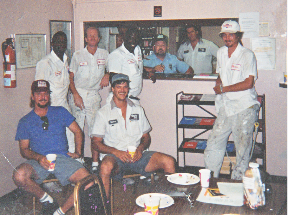 stan and his team of painters
