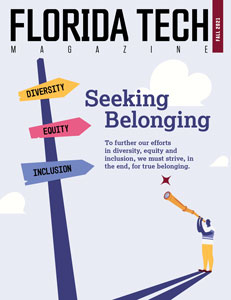 Thumbnail image of Florida Tech Magazine fall 2021 issue cover