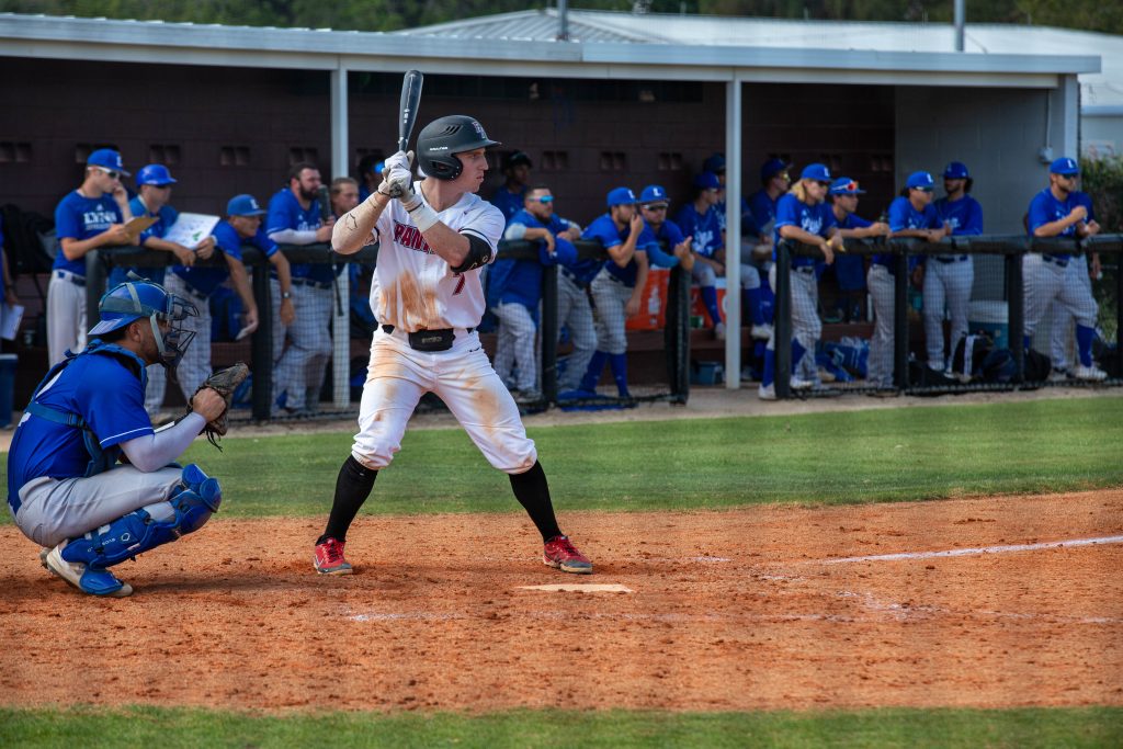 Florida Tech baseball player Jason Blackstone, son of Jeff Blackstone ’96.