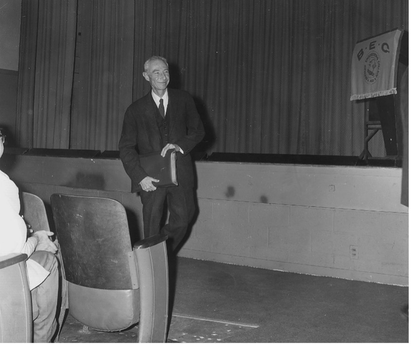 J. Robert Oppenheimer at Brevard Engineering College Science Seminar