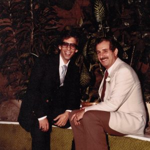 From left: George Poidomani and his father, Salvatore.