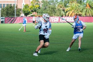 Panther men's lacrosse player Drew Haffner.