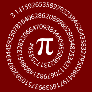 The ratio, pi.
