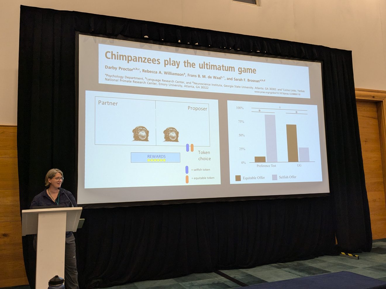 School of Psychology Professors, Honors Thesis Student Present at American Society of Primatologists Conference