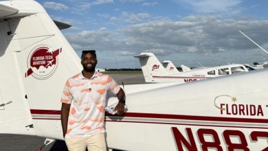 Photo of College of Aeronautics Undergraduate Student Souleymane Sall Wins NBAA Scholarship