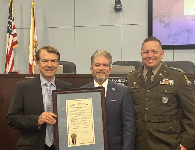 Brevard County Commission Recognizes Florida Tech for Military Education Distinction