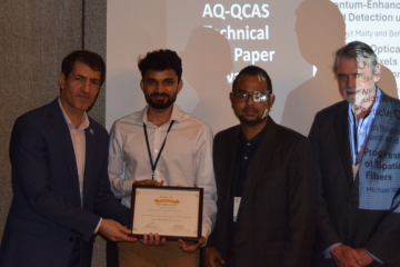 Mahmud Earns Best Paper Award at IEEE Quantum Computing Workshop