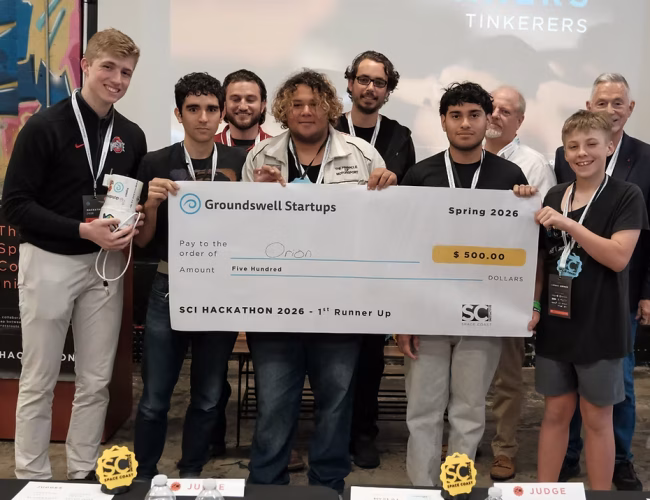 Marine Probe Wins Students Second at Local Hackathon